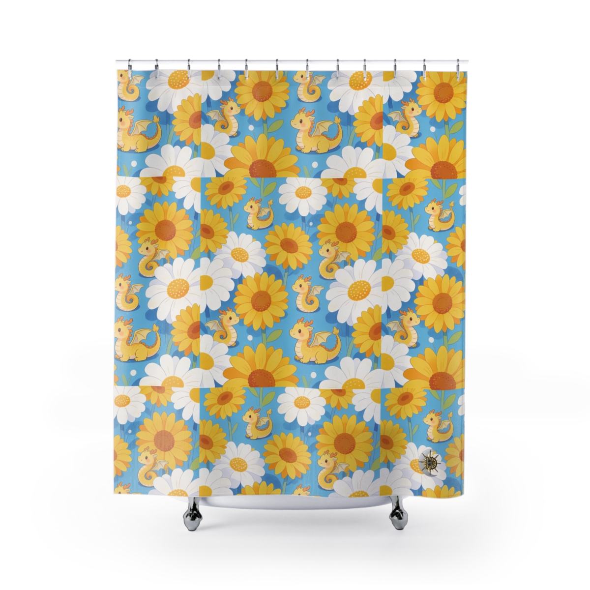 HD Sunshine Dragonlings Shower Curtain