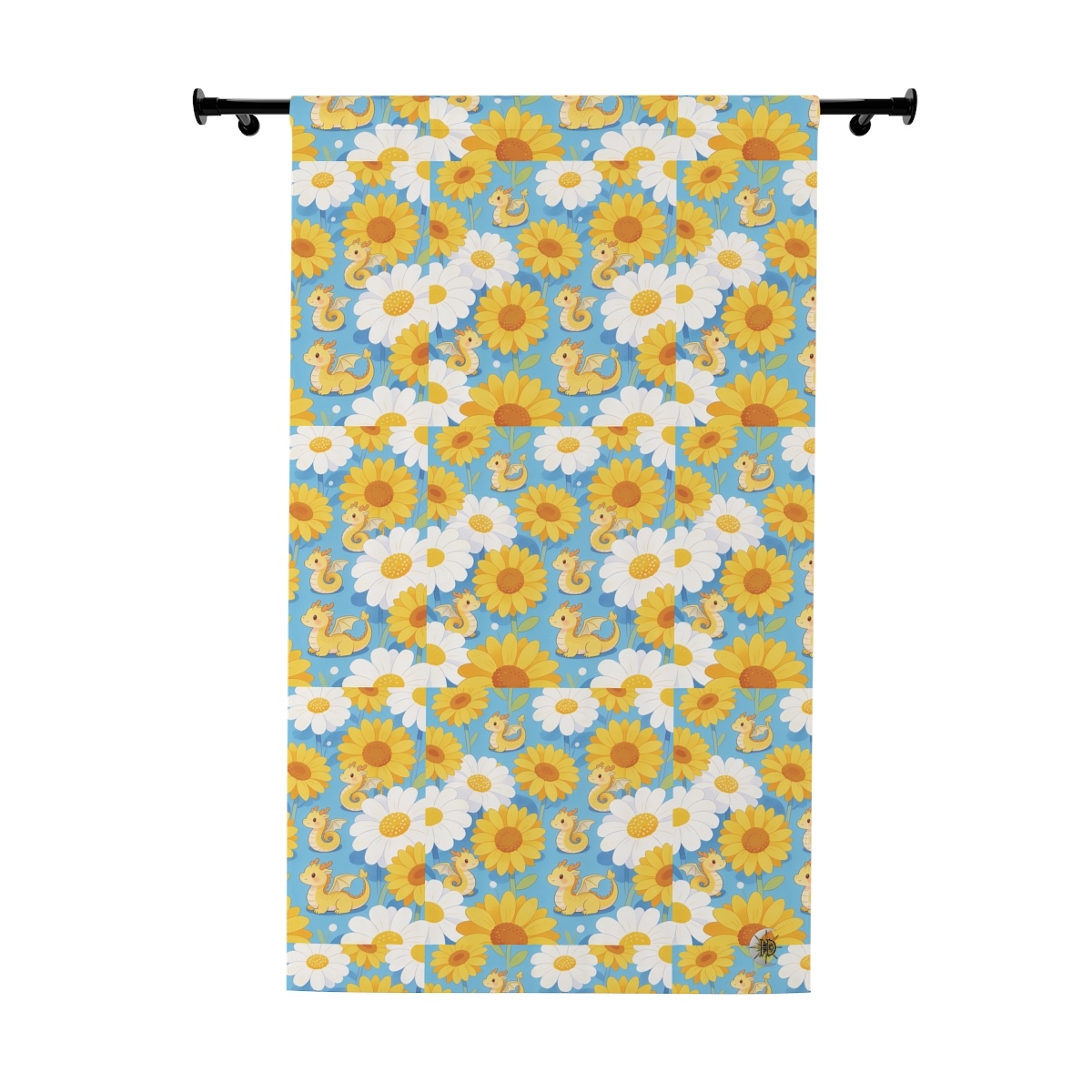 HD Sunshine Dragonlings Blackout Window Curtain Panel