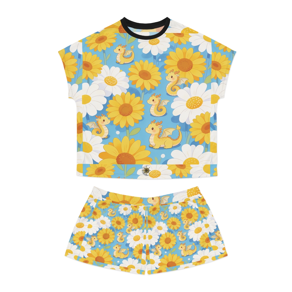 HD Sunshine Dragonlings Women’s Short Pajama Set