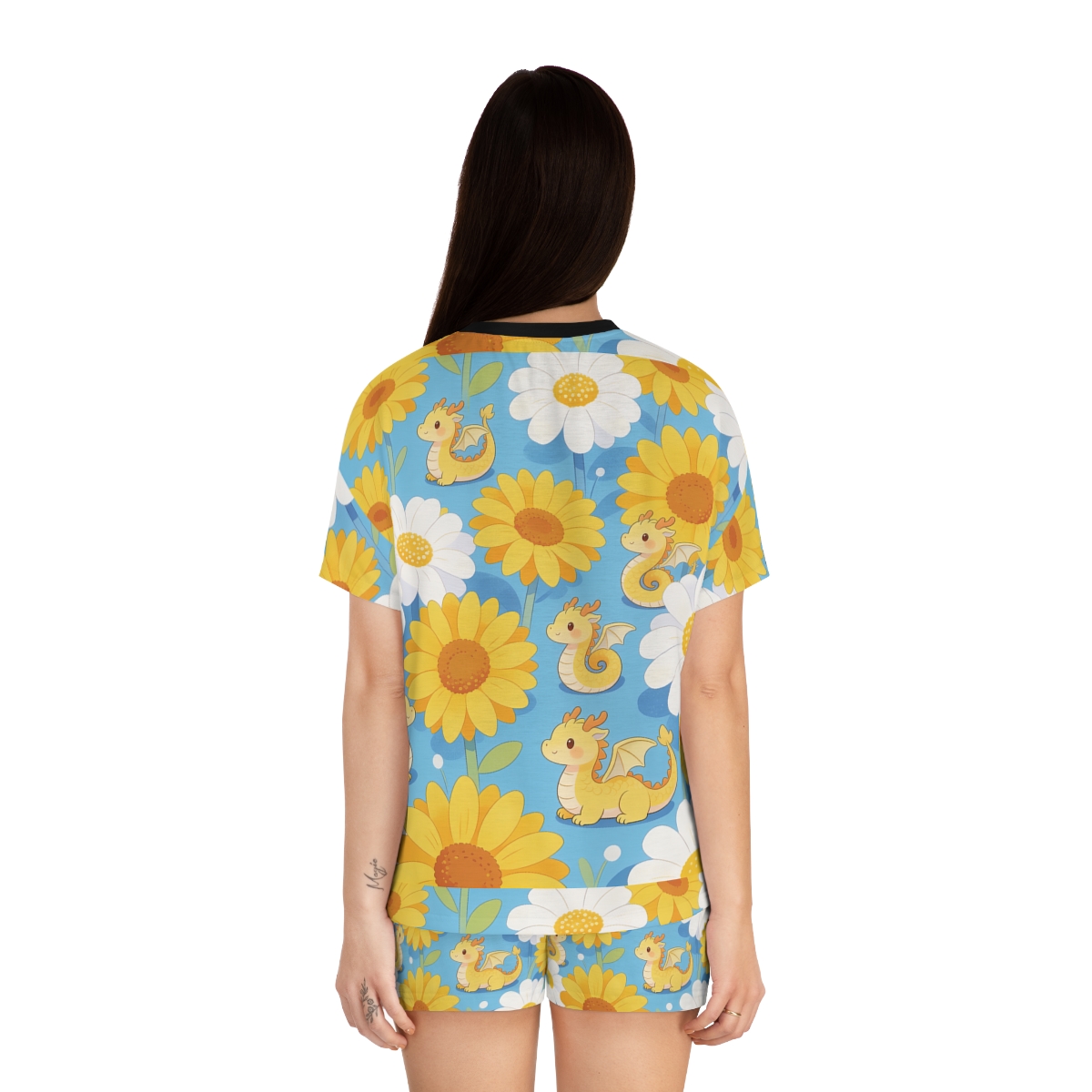 HD Sunshine Dragonlings Women’s Short Pajama Set — additional view