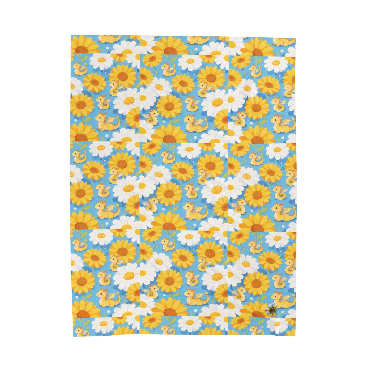HD Sunshine Dragonlings Velveteen Plush Blanket — additional view
