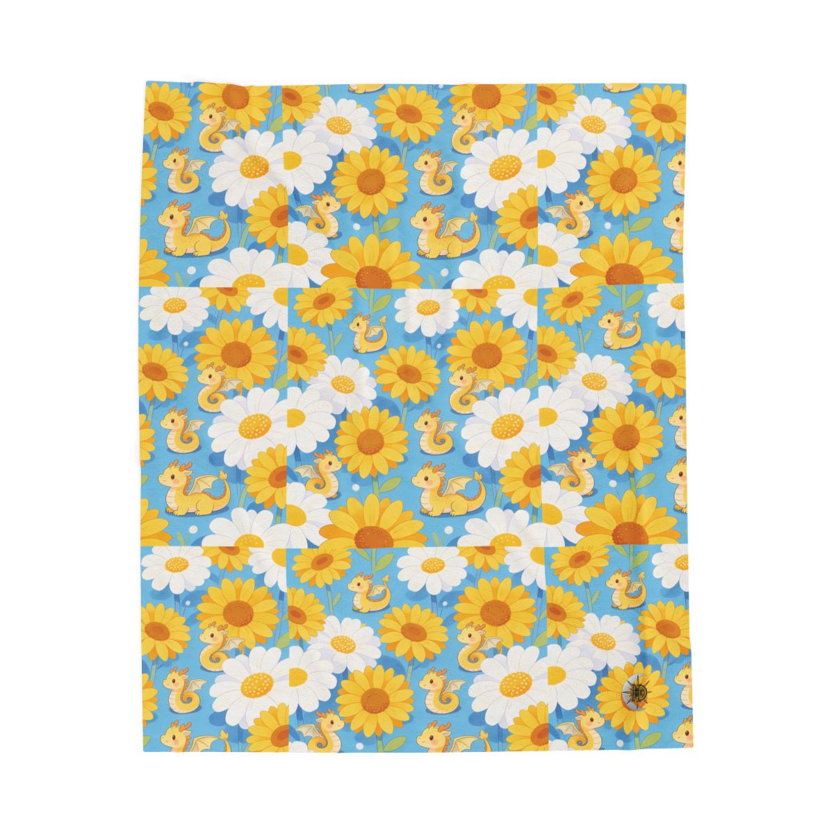 HD Sunshine Dragonlings Velveteen Plush Blanket — additional view
