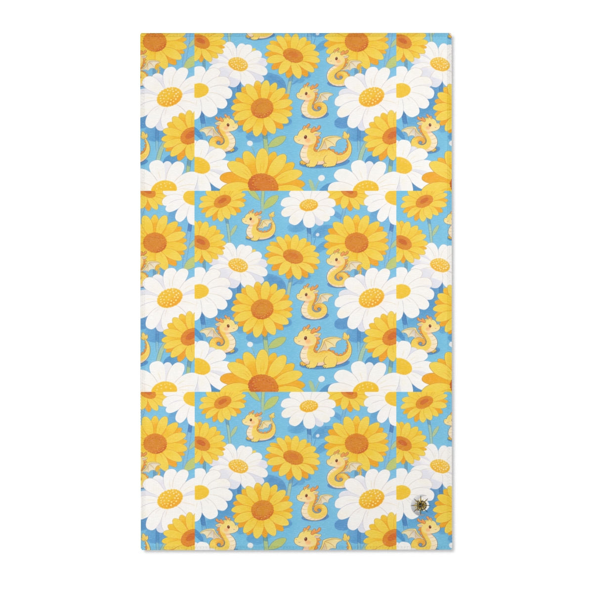 HD Sunshine Dragonlings Polyester Chenille Area Rug — additional view