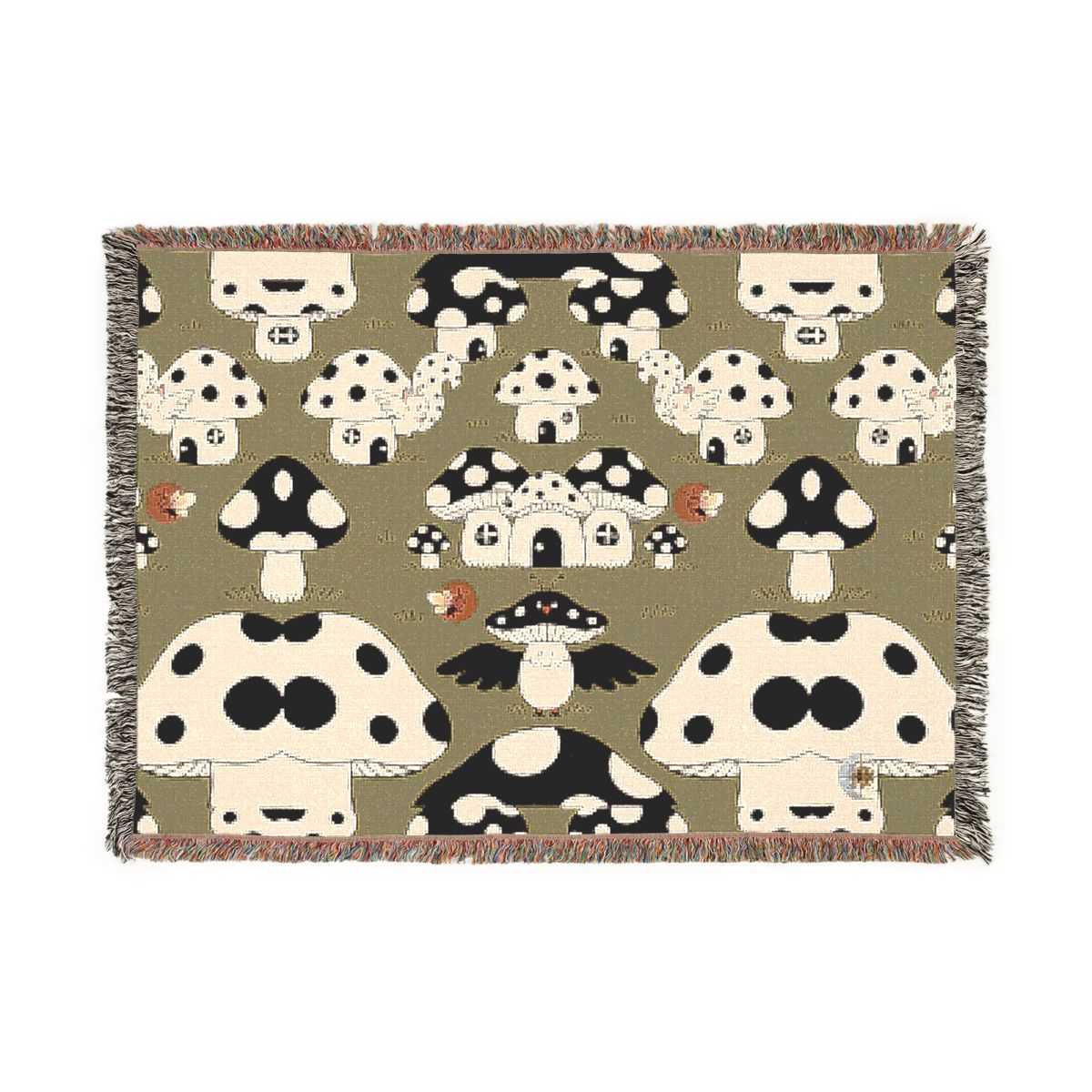 HD Polkadot Hollow 100% Cotton Woven Blanket