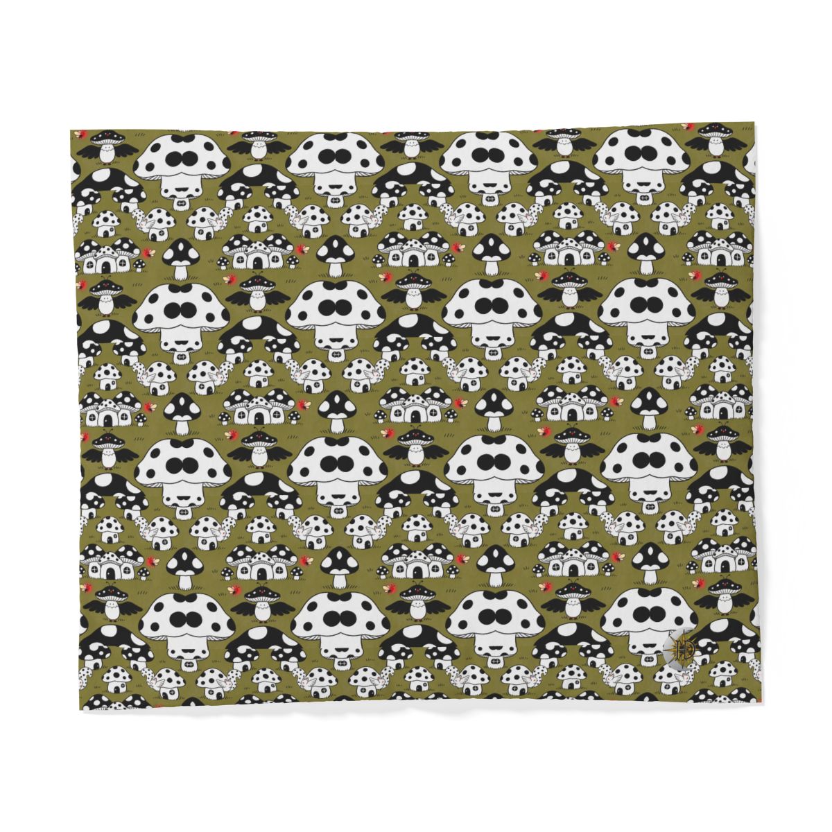 HD Polkadot Hollow 100% Cotton Duvet Cover — additional view