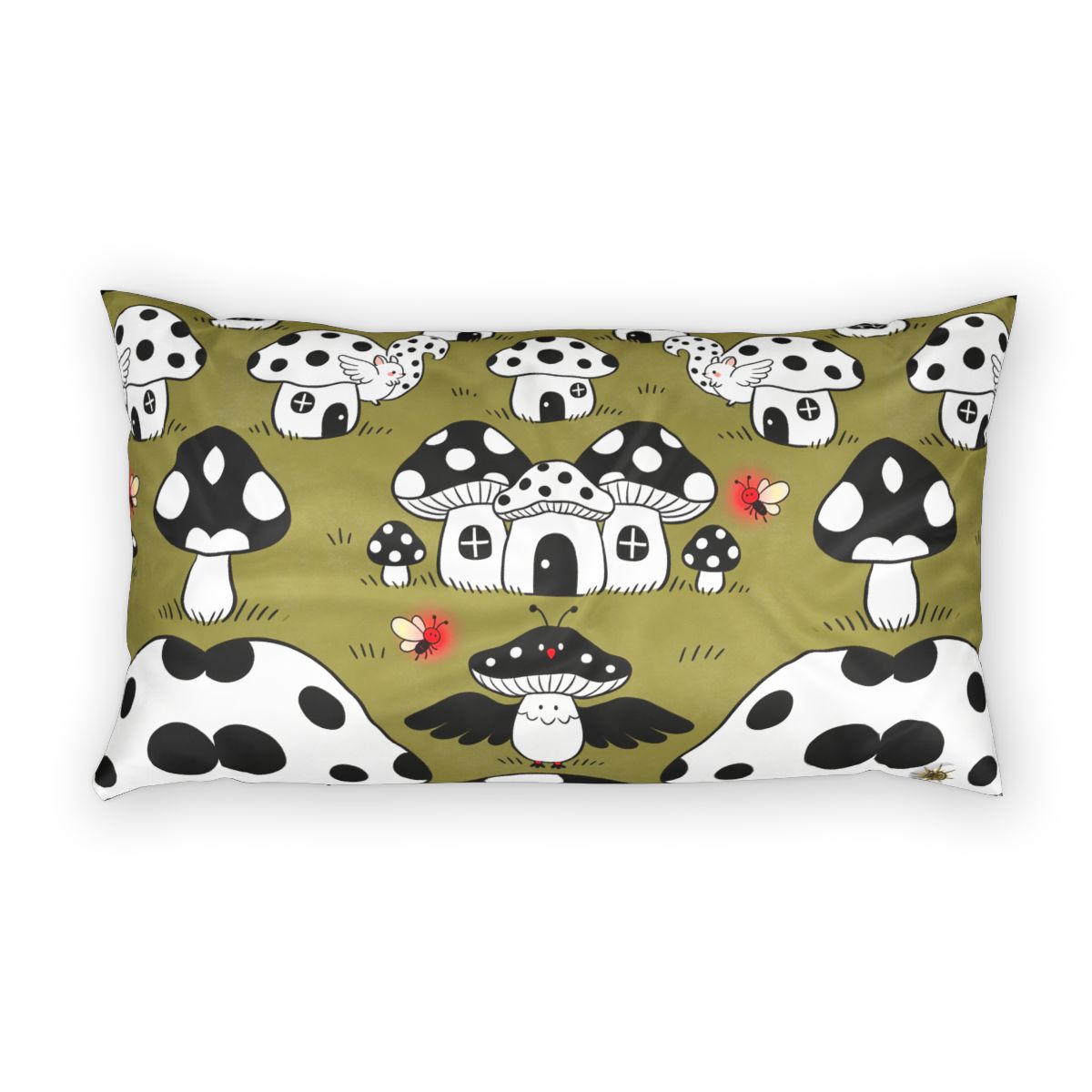HD Polkadot Hollow 100% Cotton Pillow Sham — additional view
