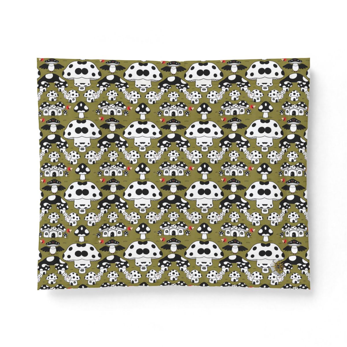 HD Polkadot Hollow Cotton-Shell Comforter
