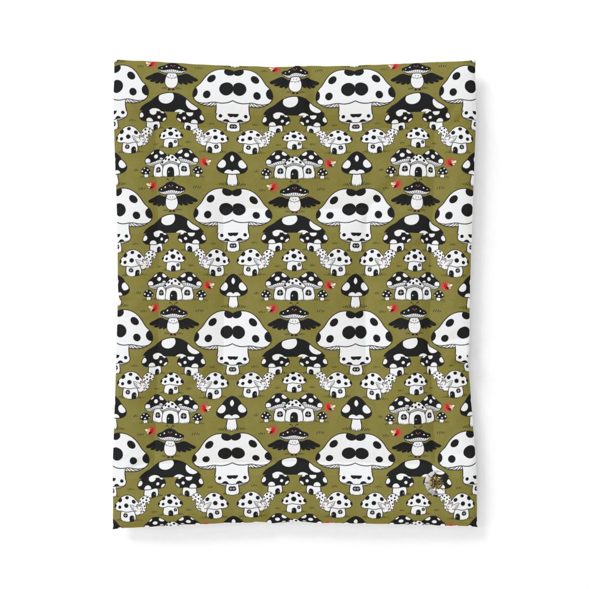 HD Polkadot Hollow Cotton-Shell Comforter — additional view