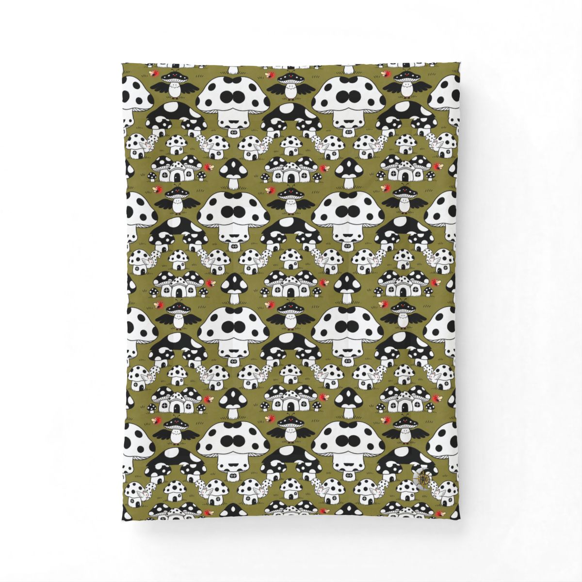 HD Polkadot Hollow Cotton-Shell Comforter — additional view