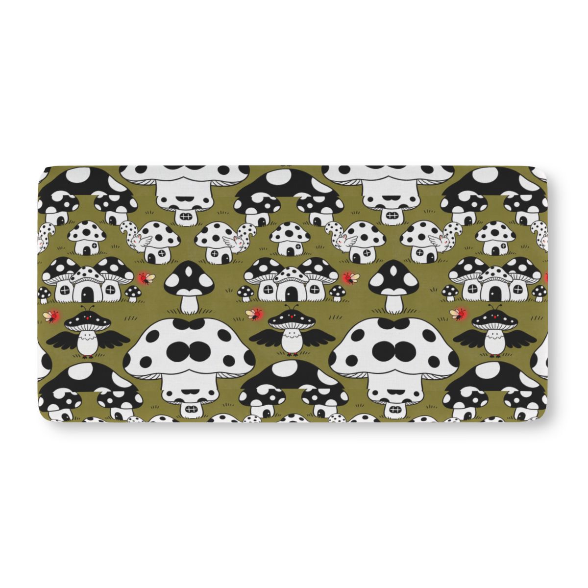 HD Polkadot Hollow Fitted Crib Sheet — additional view