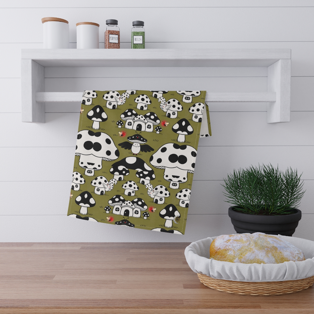 HD Polkadot Hollow 100% Cotton Twill Tea Towel