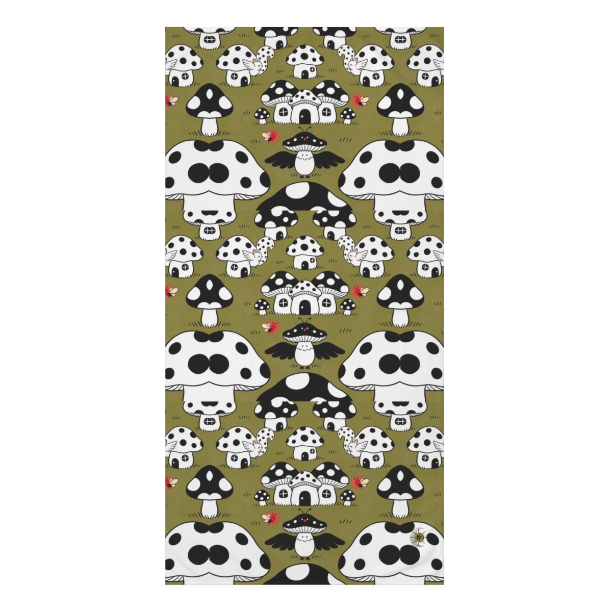 HD Polkadot Hollow Mink-Cotton Bath Towel