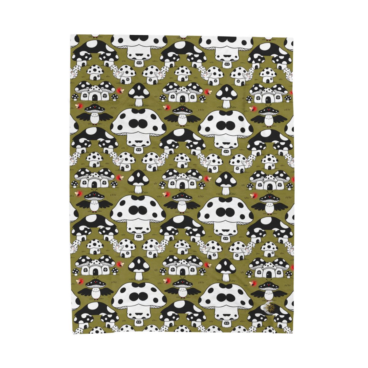 HD Polkadot Hollow Velveteen Plush Blanket — additional view