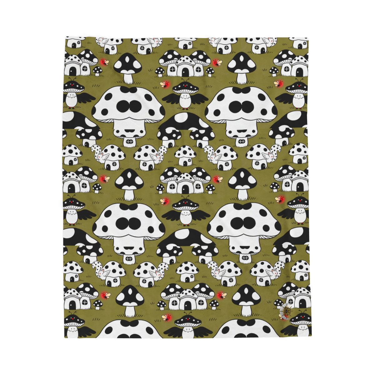 HD Polkadot Hollow Velveteen Plush Blanket — additional view