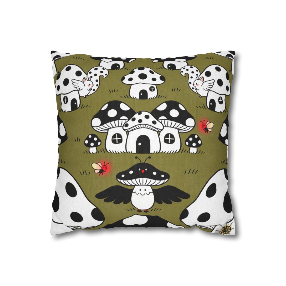 HD Polkadot Hollow Square Polyester Pillow Cover