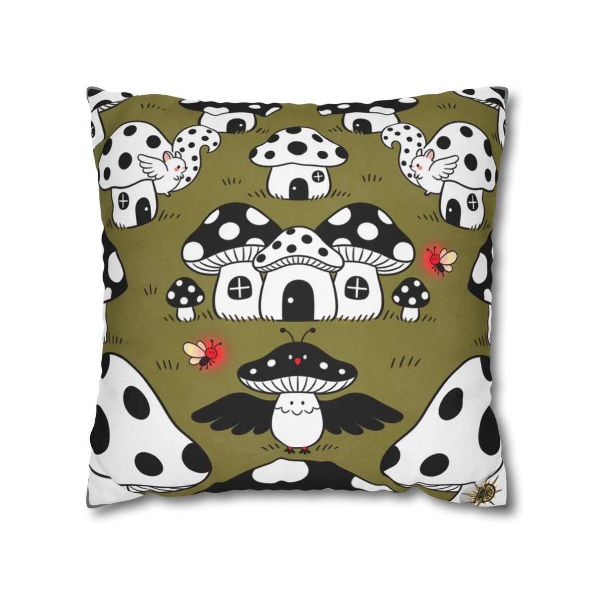 HD Polkadot Hollow Square Polyester Pillow Cover — additional view