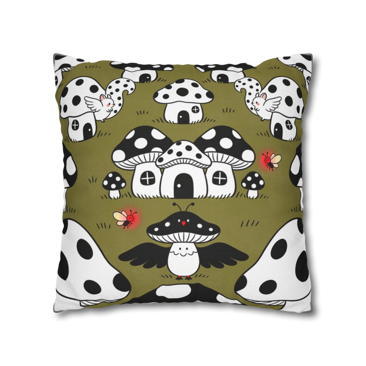 HD Polkadot Hollow Square Polyester Pillow Cover — additional view