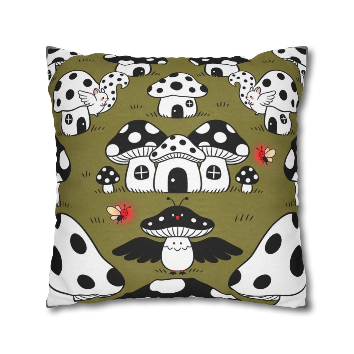 HD Polkadot Hollow Square Polyester Pillow Cover — additional view
