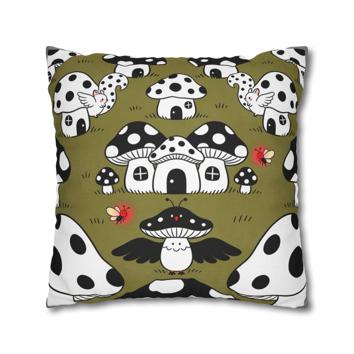 HD Polkadot Hollow Square Polyester Pillow Cover — additional view