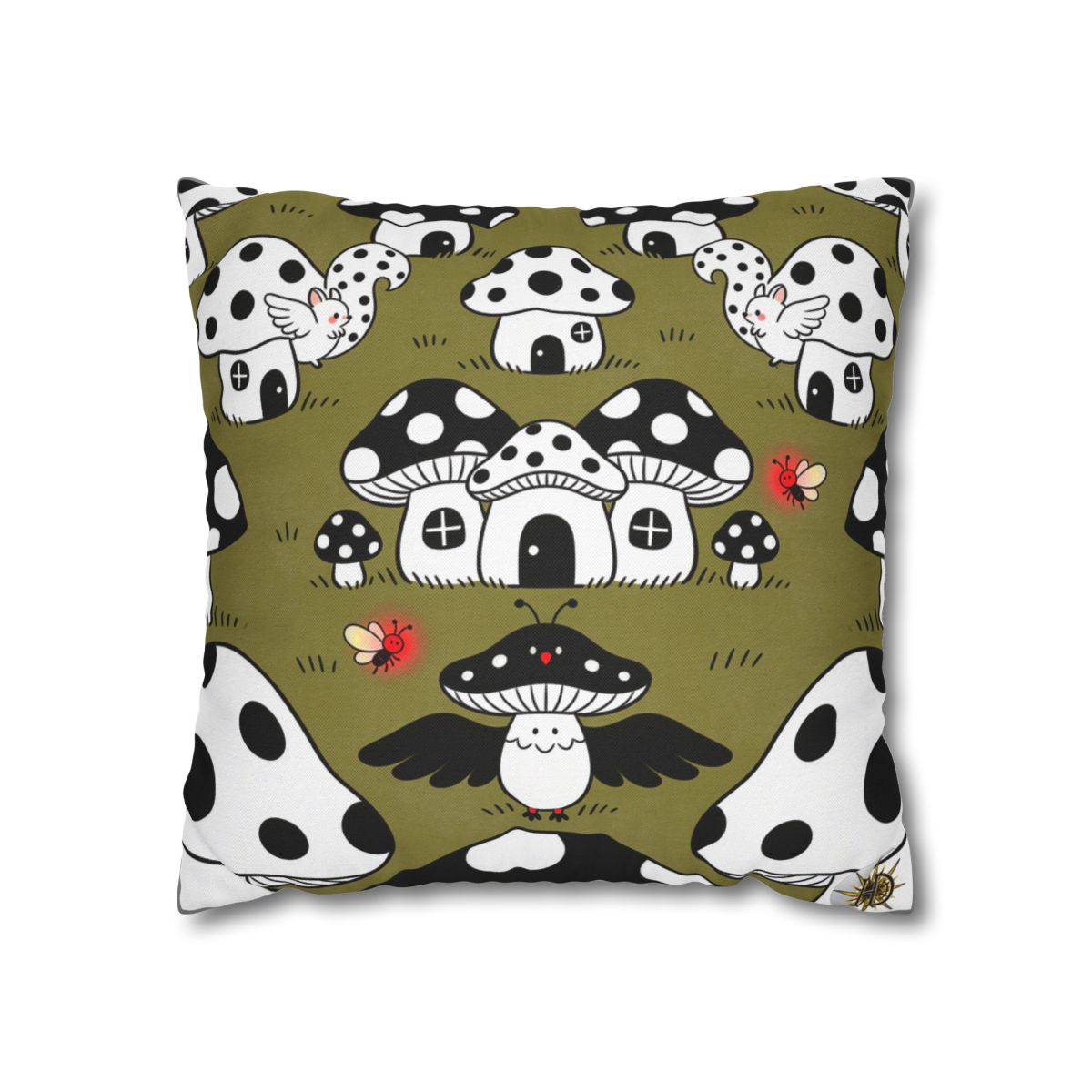 HD Polkadot Hollow Square Polyester Pillow Cover — additional view