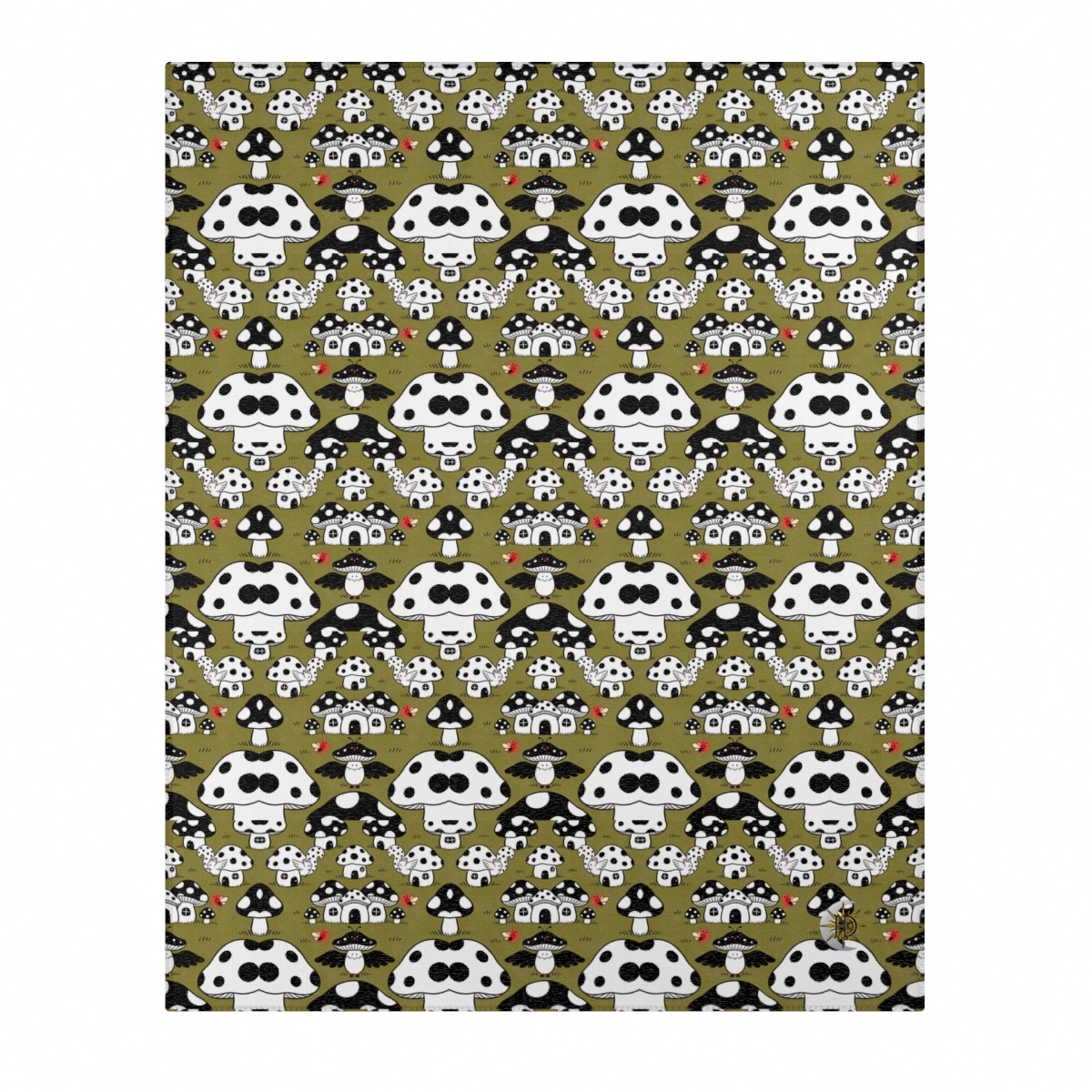 HD Polkadot Hollow Polyester Chenille Area Rug — additional view