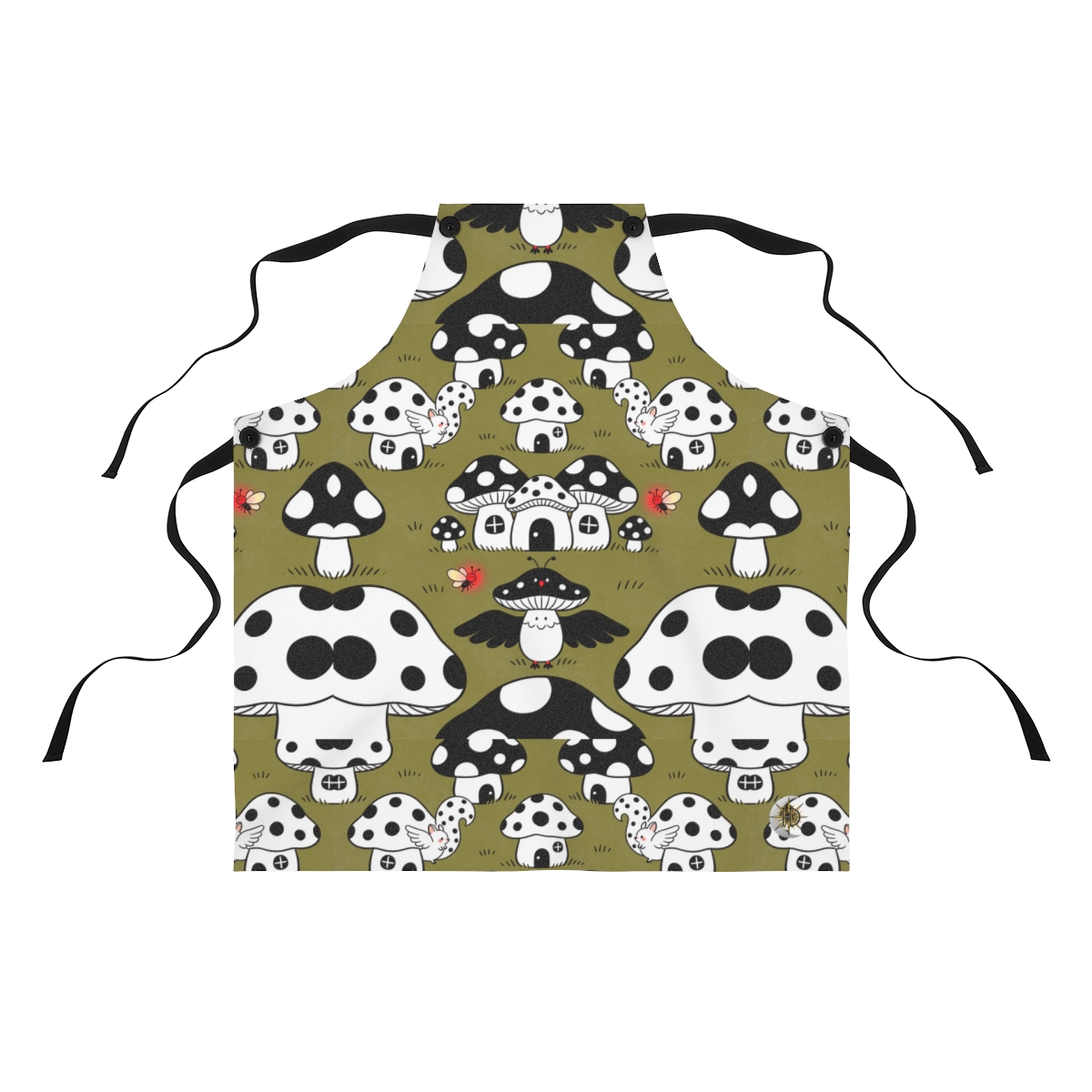 HD Polkadot Hollow Polyester Kitchen Apron