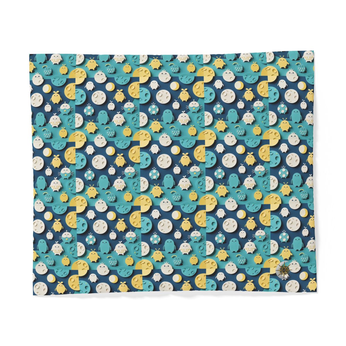HD Moonbutton Friends 100% Cotton Duvet Cover — additional view