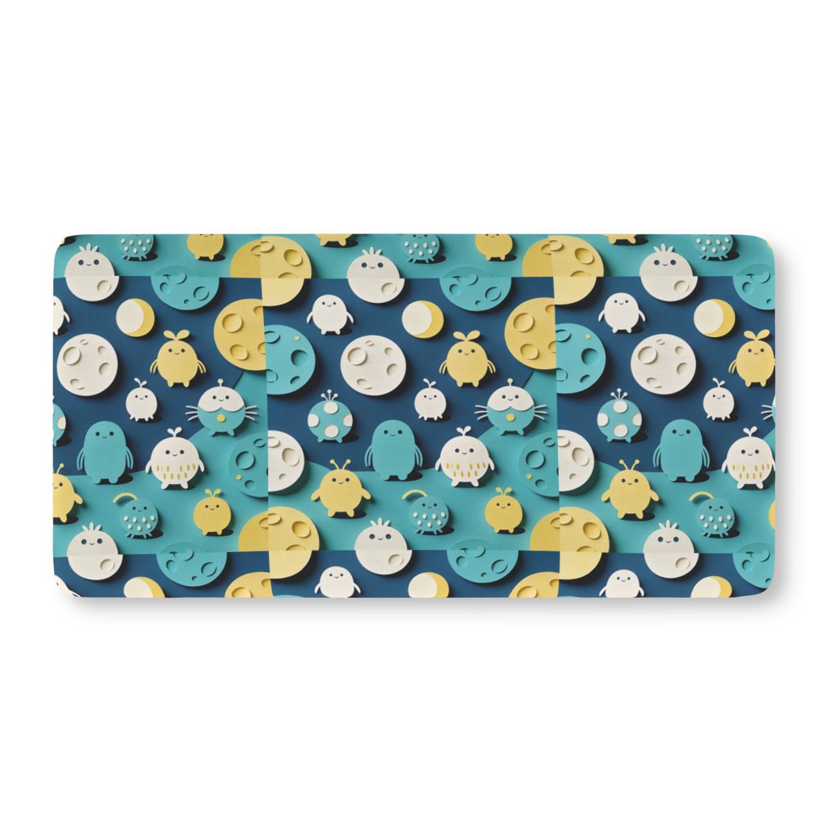 HD Moonbutton Friends Fitted Crib Sheet — additional view