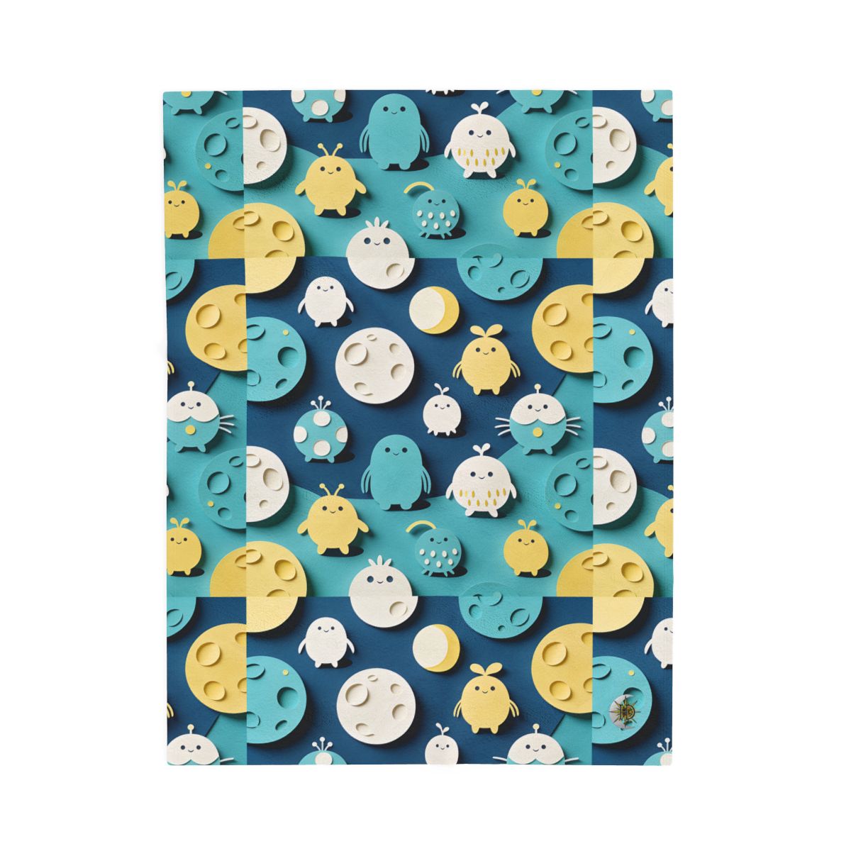 HD Moonbutton Friends Velveteen Plush Blanket