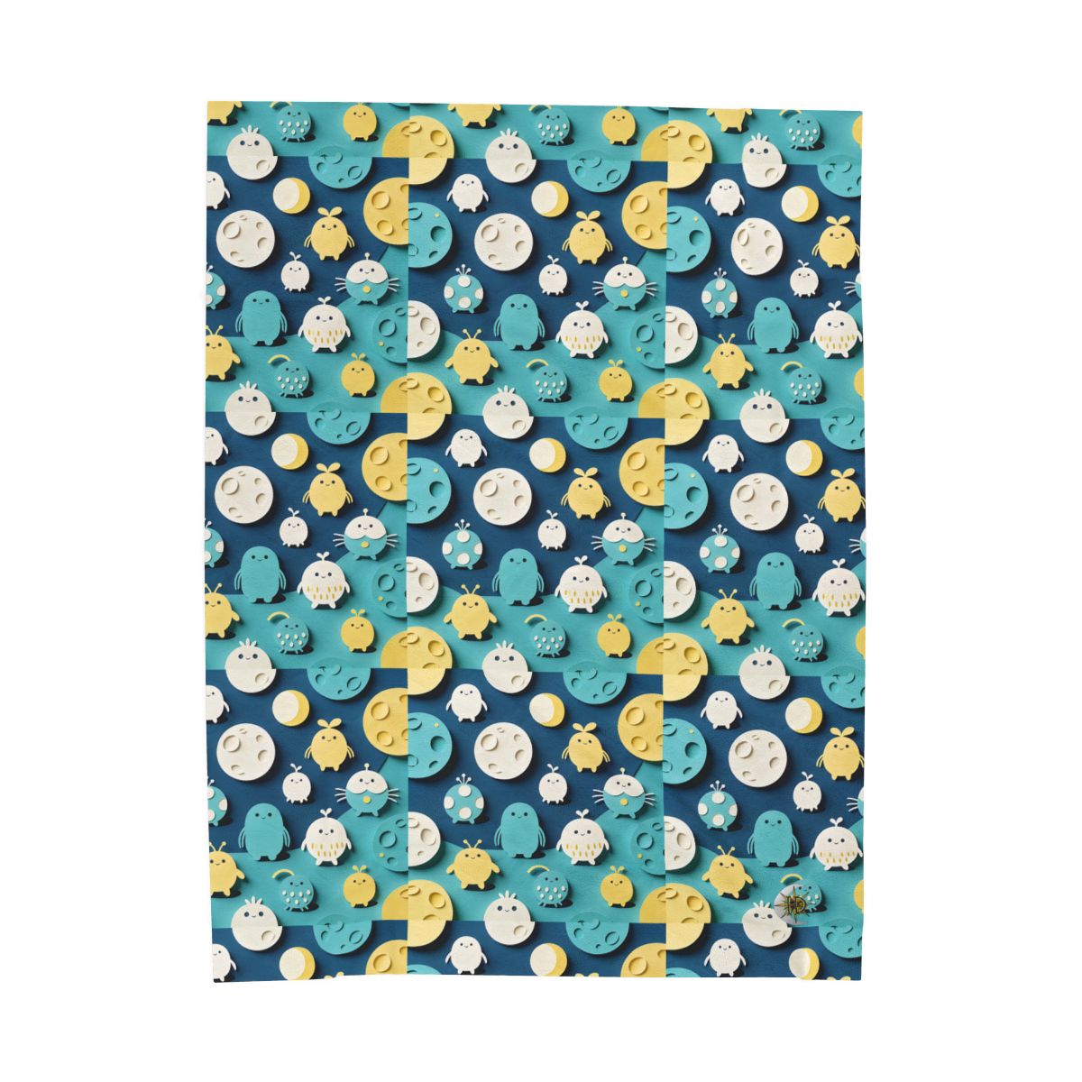 HD Moonbutton Friends Velveteen Plush Blanket — additional view