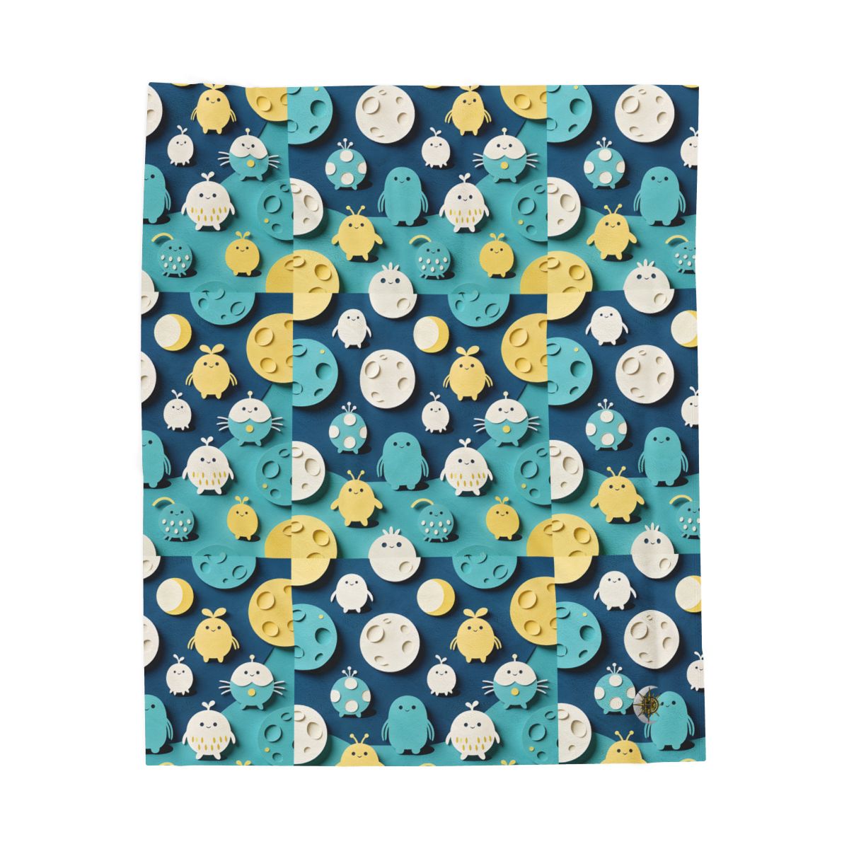 HD Moonbutton Friends Velveteen Plush Blanket — additional view
