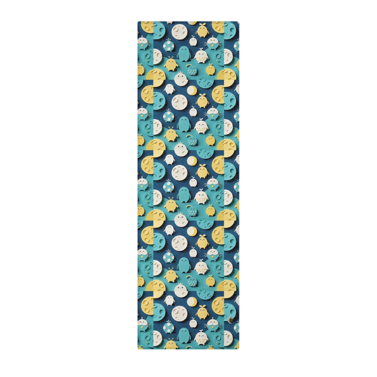 HD Moonbutton Friends Polyester Chenille Area Rug — additional view