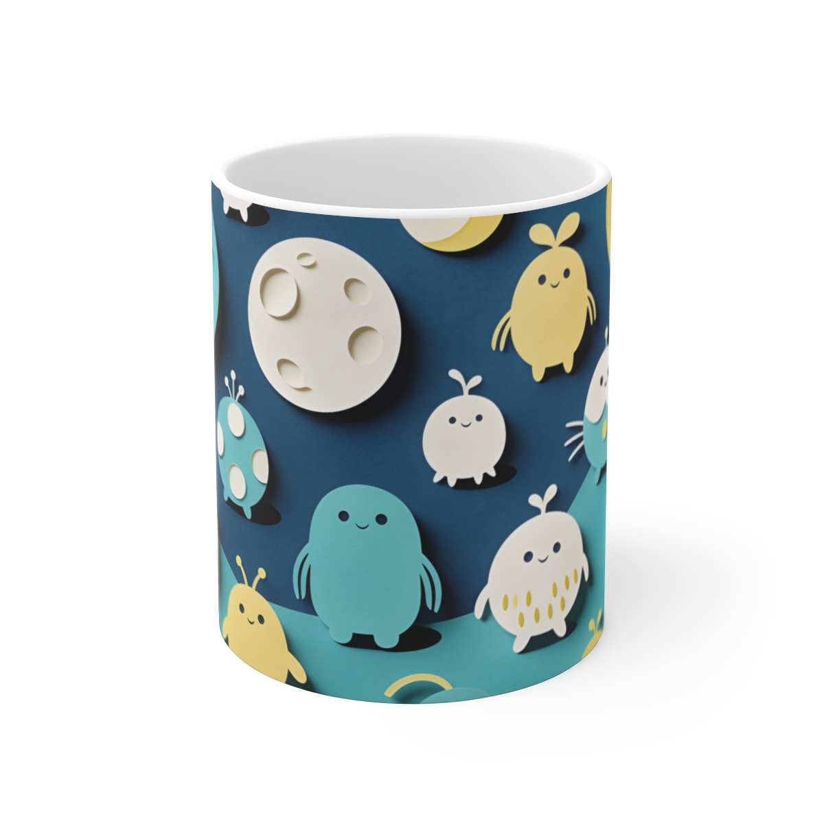 HD Moonbutton Friends Ceramic Mug 11oz