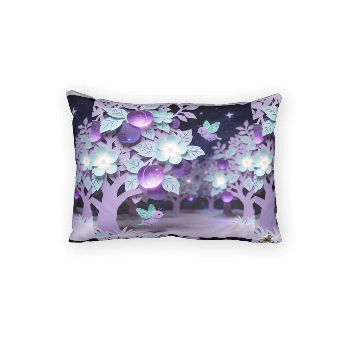 HD Violet Orchard Sprites 100% Cotton Pillow Sham