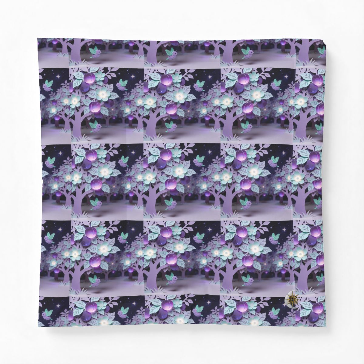 HD Violet Orchard Sprites Cotton-Shell Comforter — additional view