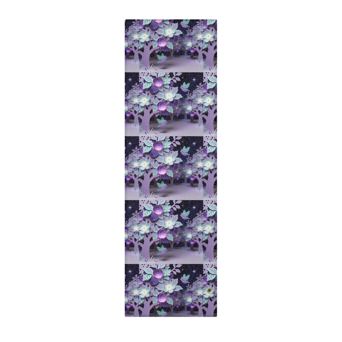 HD Violet Orchard Sprites Polyester Chenille Area Rug — additional view