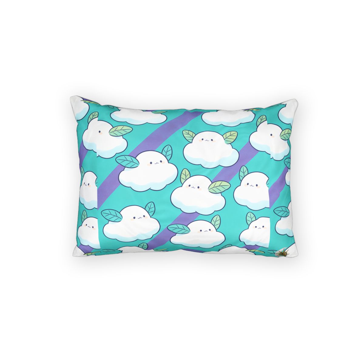 HD Azure Leafclouds 100% Cotton Pillow Sham
