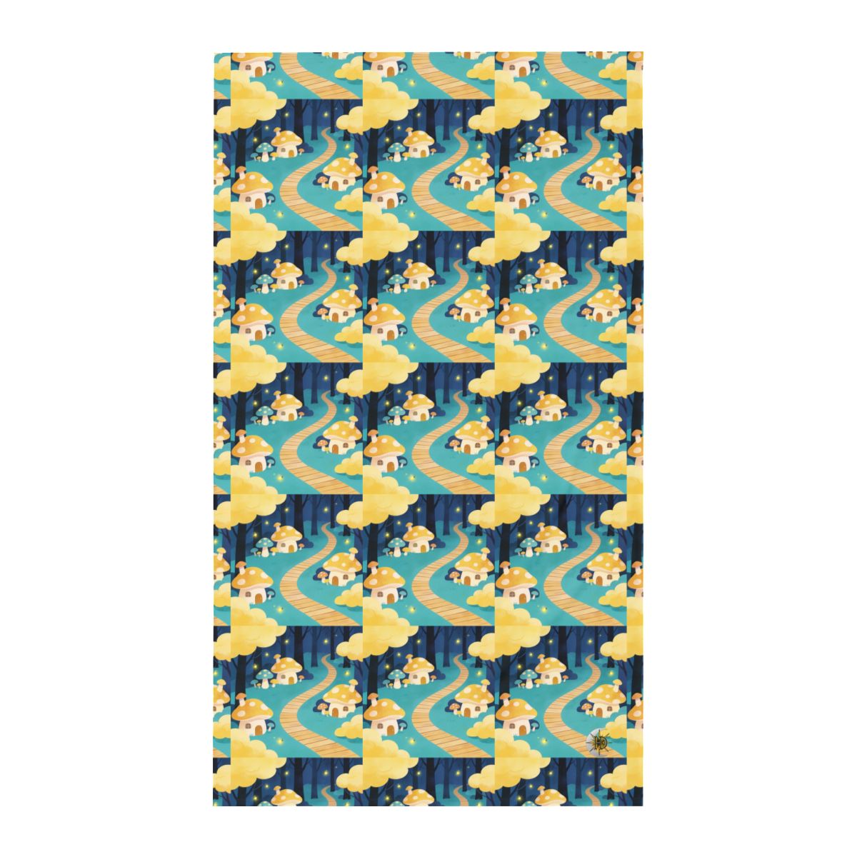 HD Golden Glow Village Twin Jersey Flat Sheet