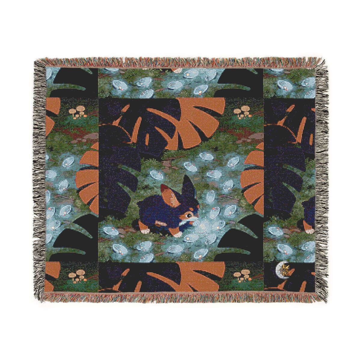 HD Bluegem Explorer 100% Cotton Woven Blanket — additional view
