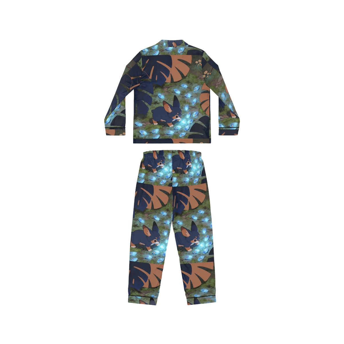 HD Bluegem Explorer Women’s Satin Pajama Set — additional view