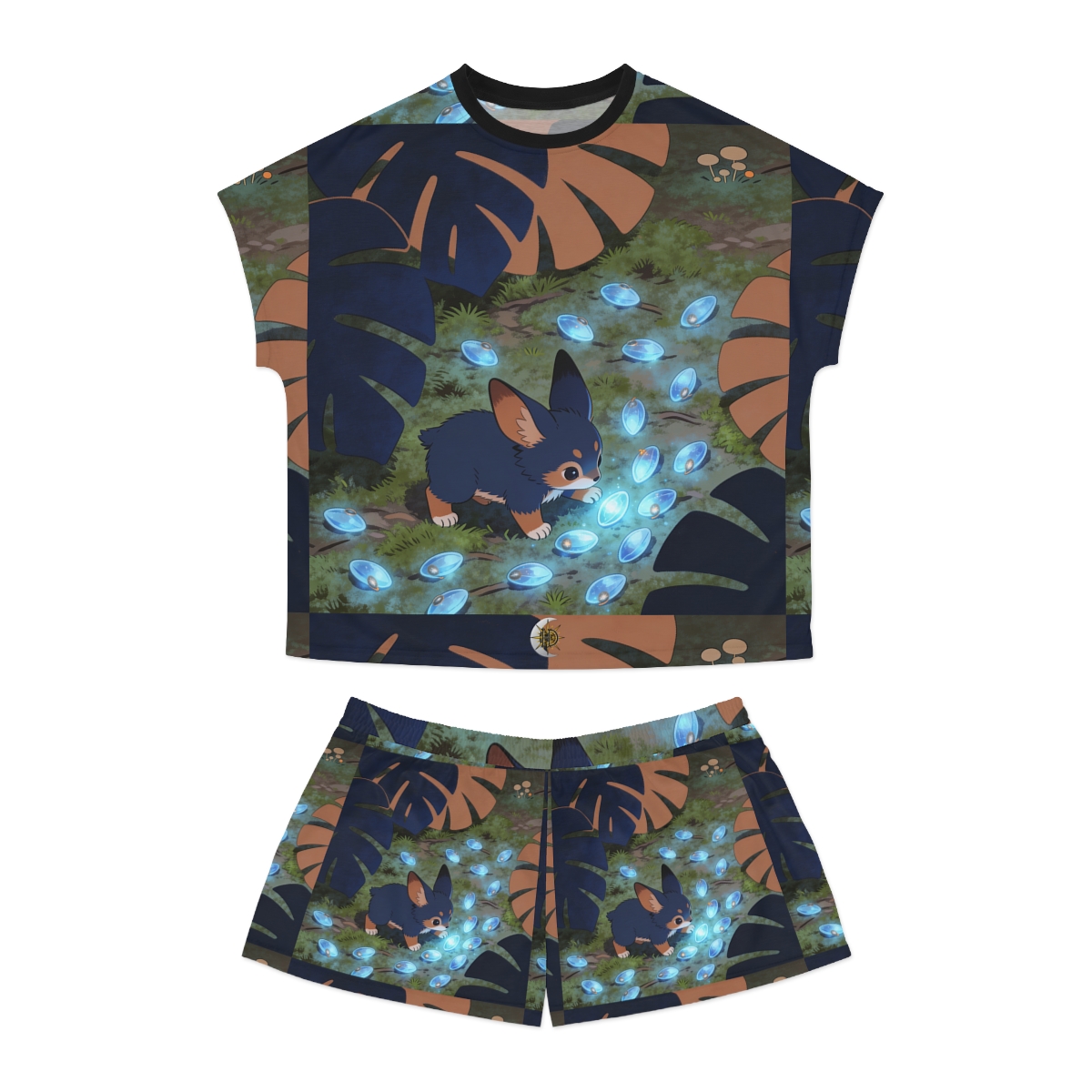 HD Bluegem Explorer Women’s Short Pajama Set