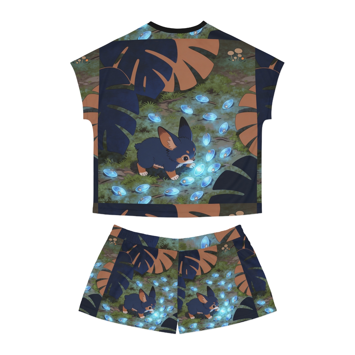 HD Bluegem Explorer Women’s Short Pajama Set — additional view