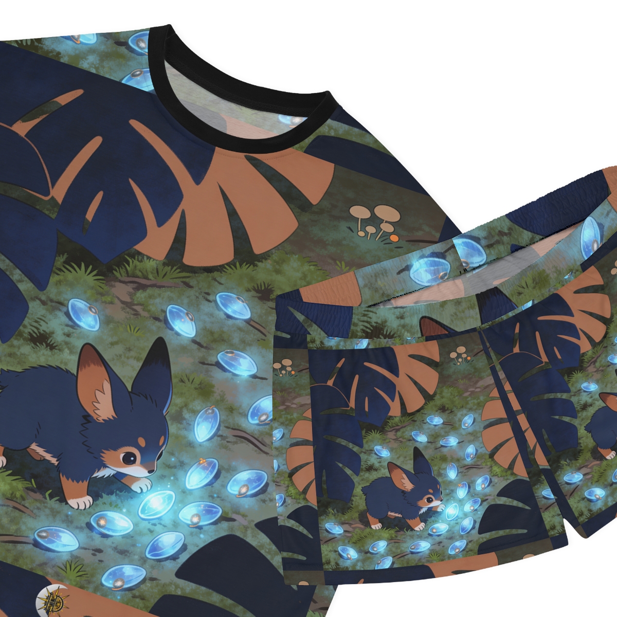 HD Bluegem Explorer Women’s Short Pajama Set — additional view