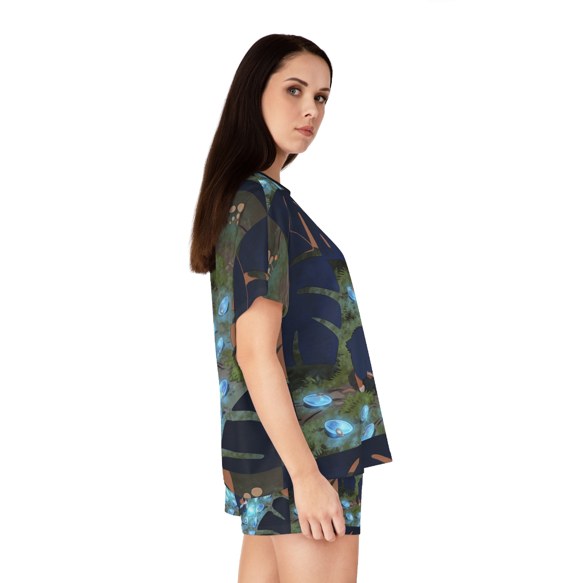 HD Bluegem Explorer Women’s Short Pajama Set — additional view