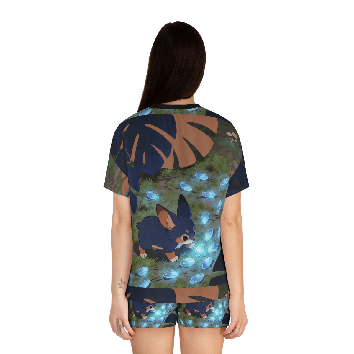 HD Bluegem Explorer Women’s Short Pajama Set — additional view