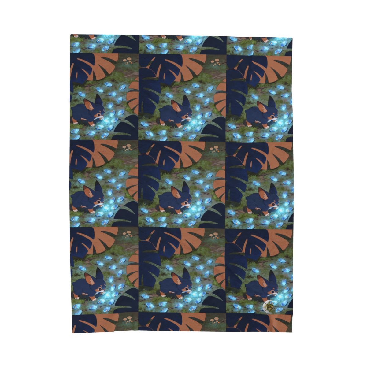 HD Bluegem Explorer Velveteen Plush Blanket — additional view