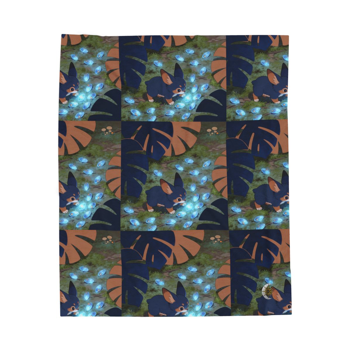 HD Bluegem Explorer Velveteen Plush Blanket — additional view