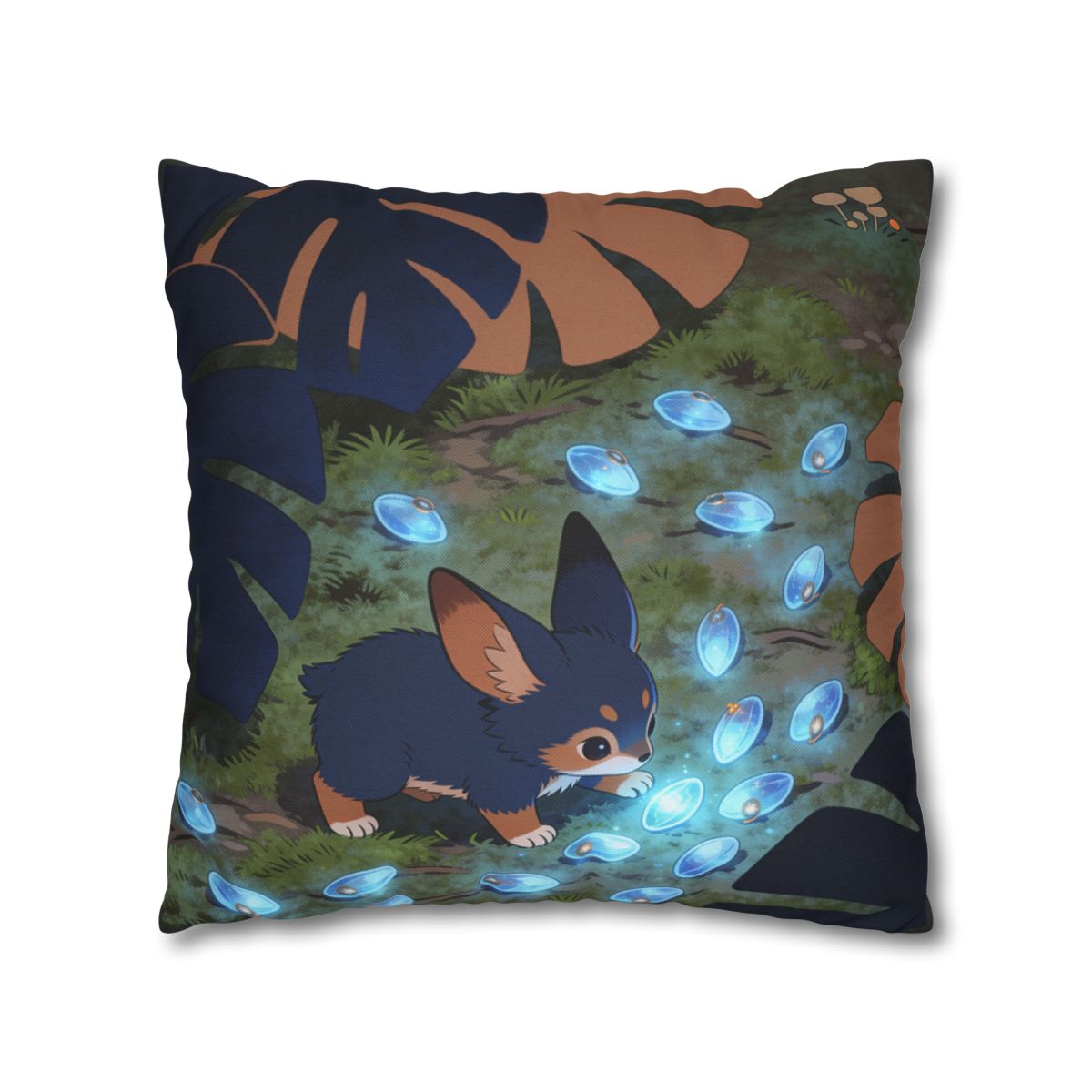 HD Bluegem Explorer Square Polyester Pillow Cover — additional view