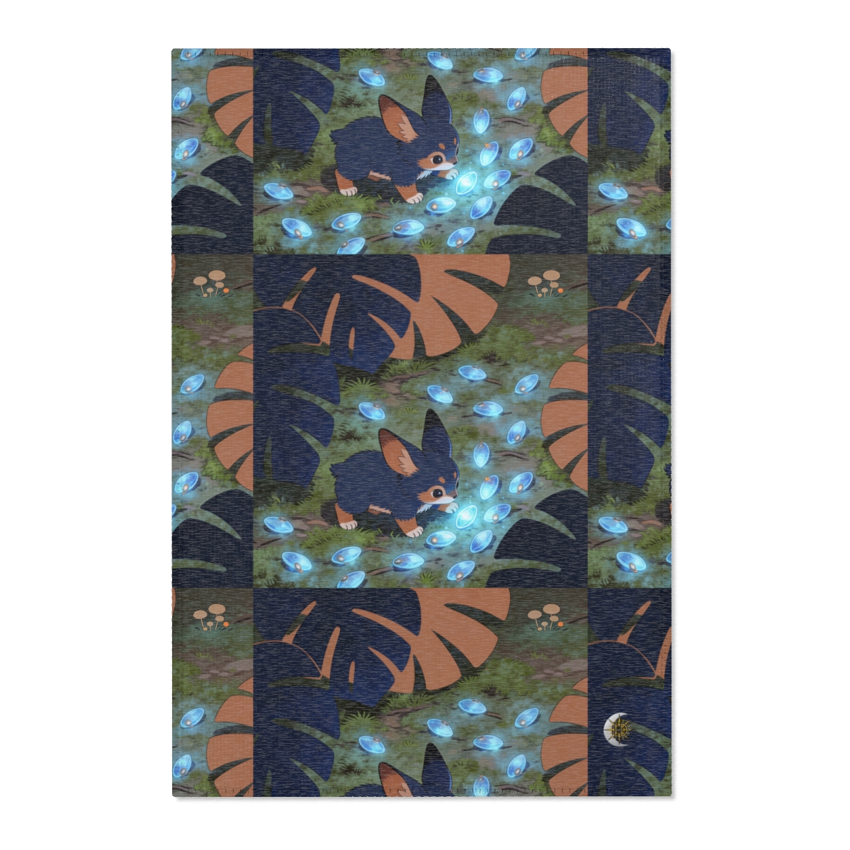 HD Bluegem Explorer Polyester Chenille Area Rug