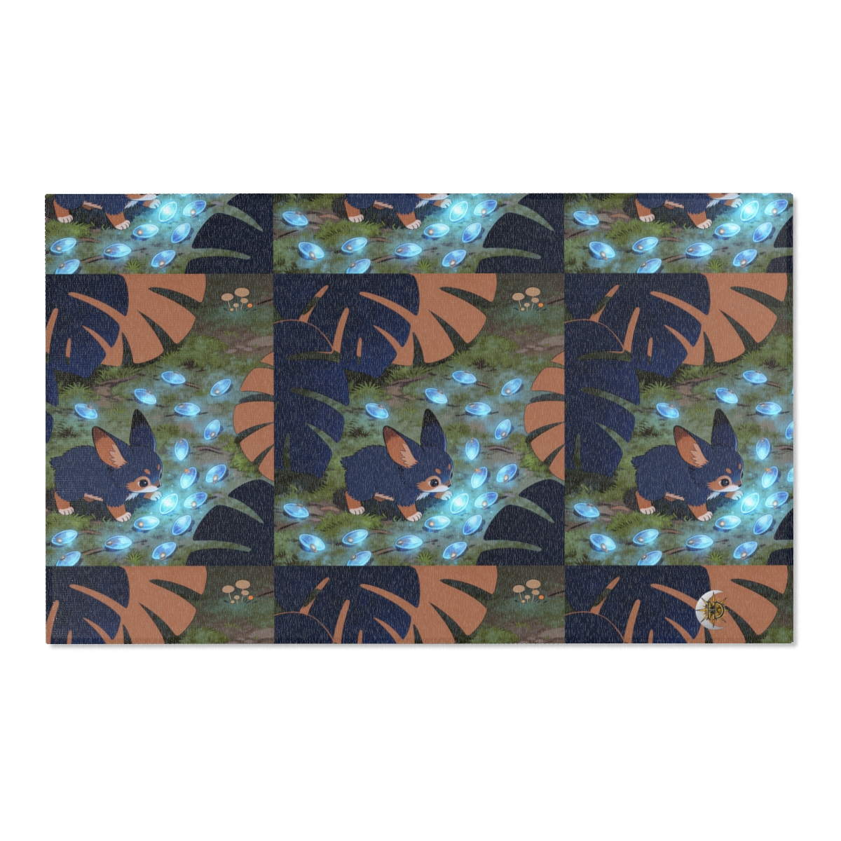 HD Bluegem Explorer Polyester Chenille Area Rug — additional view
